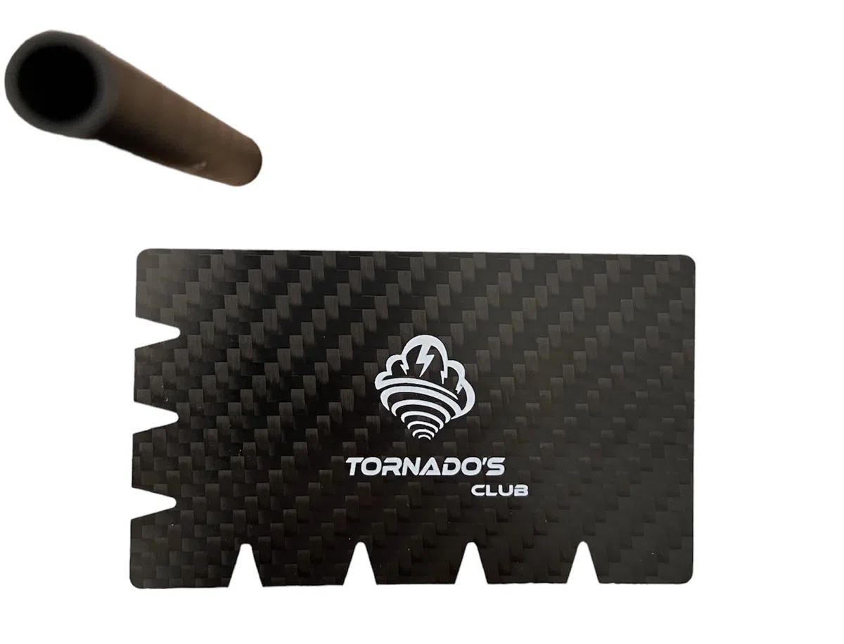 TORNADO´S Kit FUN tessera flessibile e tubo in fibra di carbonio per la migliore esperienza utente
