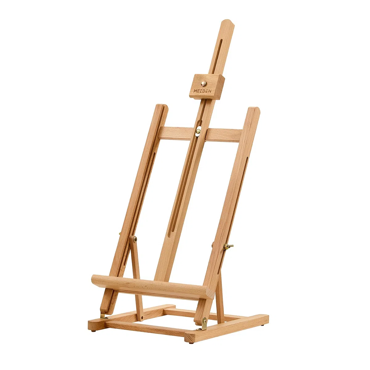 MEEDEN Cavalletto da tavolo per studio con cornice ad H, cavalletto per pittura in legno, cavalletto da tavolo per esposizione artistica per artisti e principianti, per sostenere tele fino a 25"