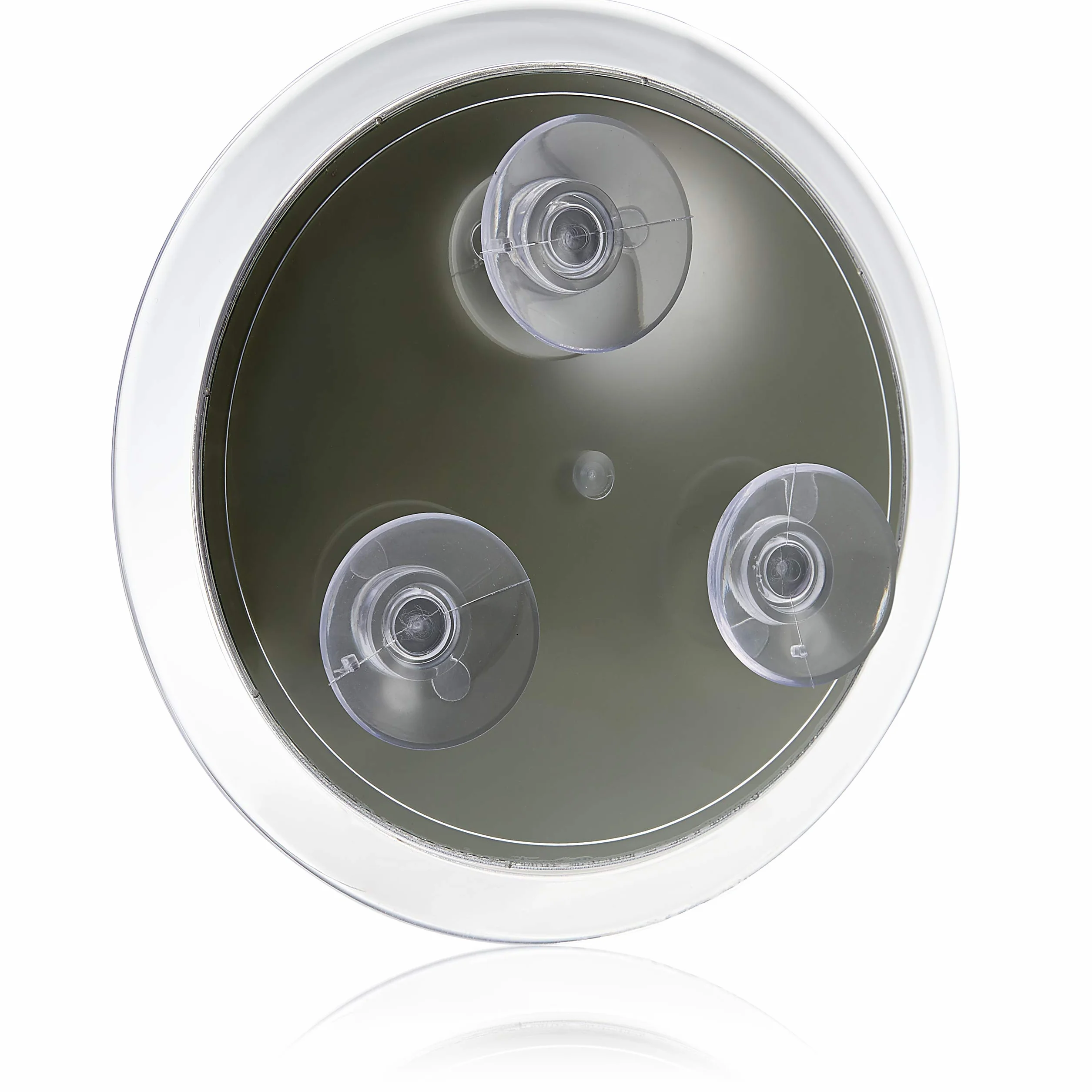 Fantasia - Specchio ad ingrandimento 5x, con 3 ventose, in plastica, ø 23 cm