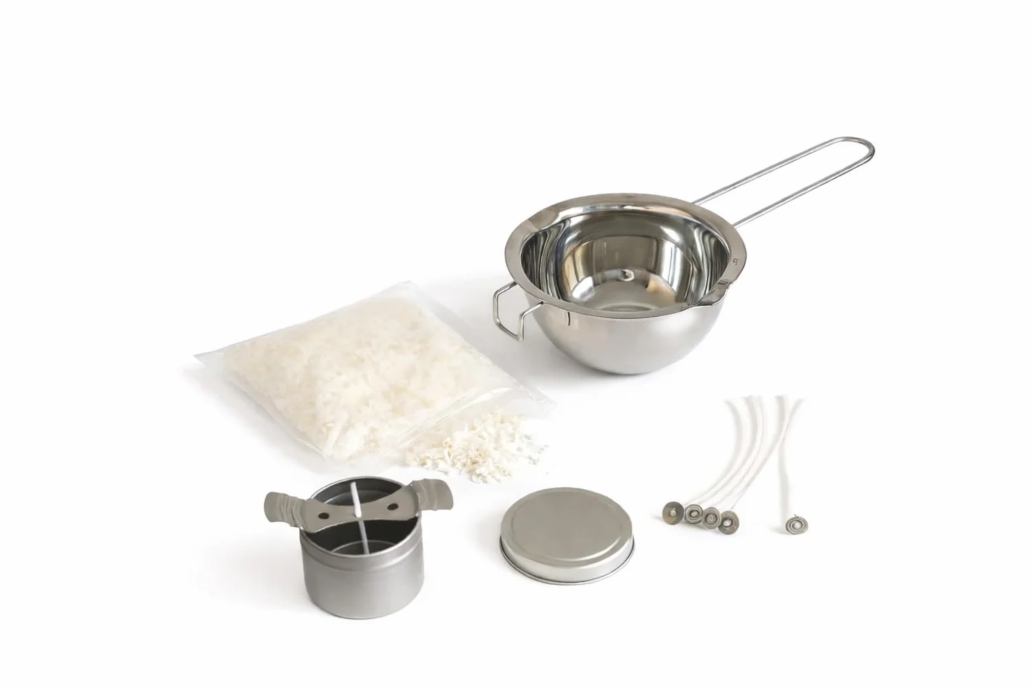 Generico Kit Candele Fai da Te Completo – Set per Creare Candele Artigianali con Cera e Accessori