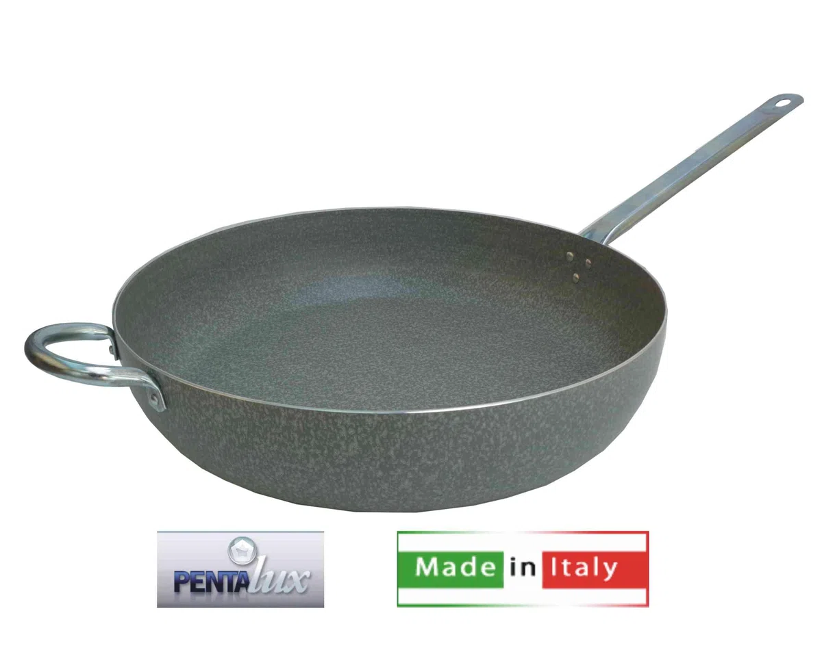 Padella saltapasta stone line cm.40 pentalux Alluminio puro antiaderente spessore 2mm