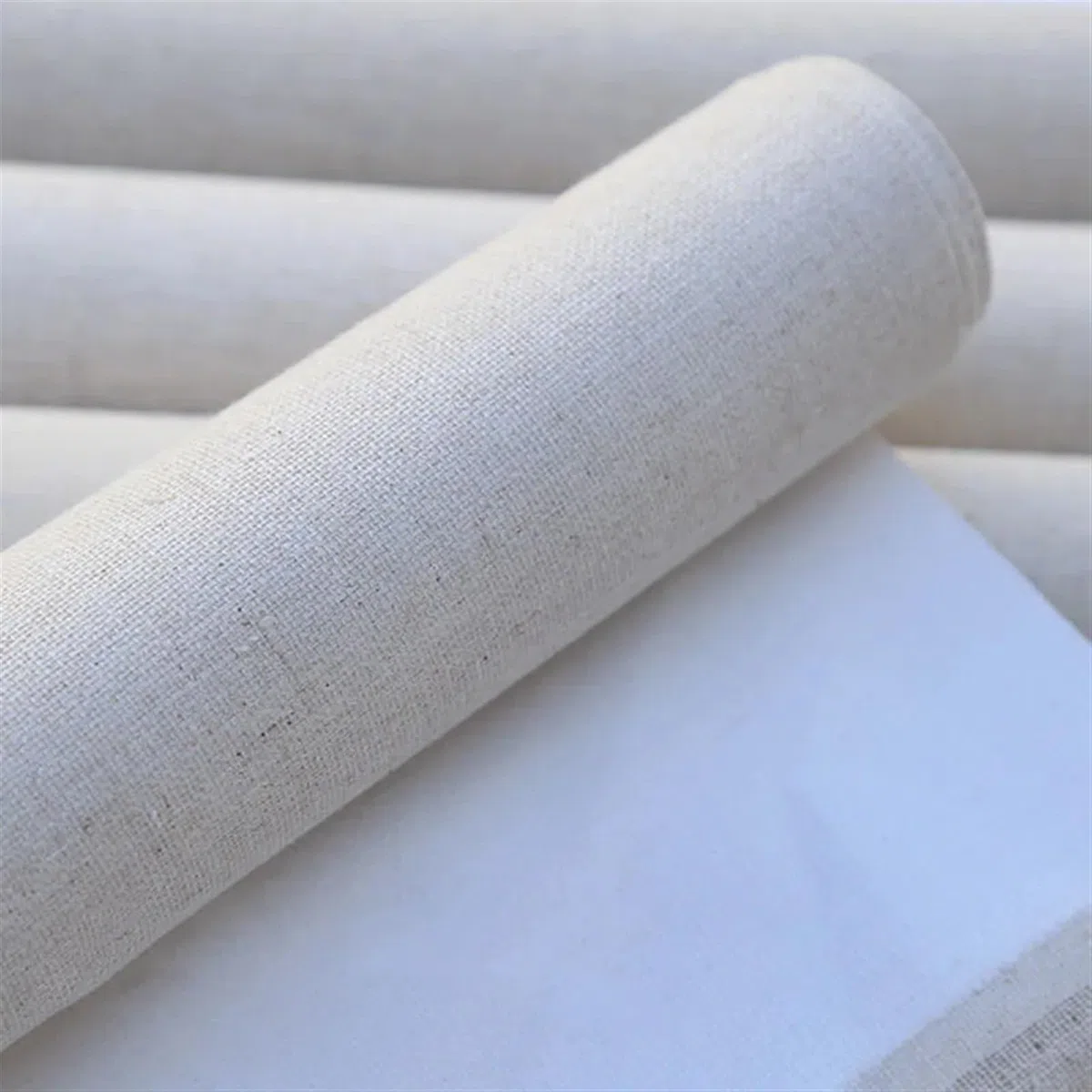Rotolo di Tela Bianca Tela bianca professionale da 3 metri, un rotolo, for strati di pittura, tela for pittura a olio acrilica, misto lino, materiali artistici primerizzati for artista(3meter long wid