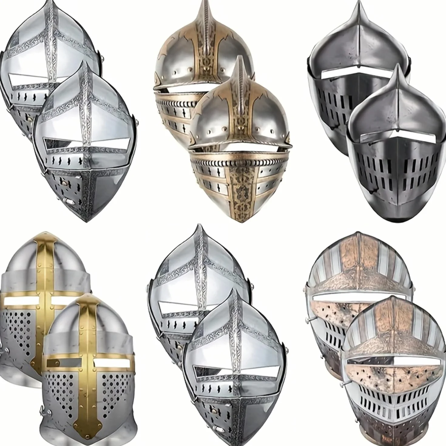 12 pezzi maschera di carta cavaliere, decorazione per feste medievali, casco da cavaliere, decorazione di Halloween, tema medievale, accessorio per feste di compleanno