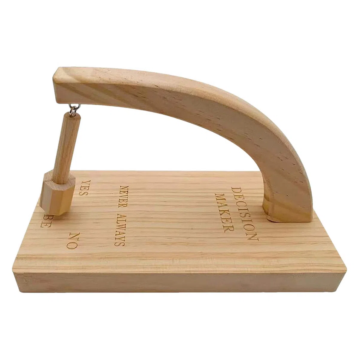 Decision Maker Legno Pendolo Decider in Legno, Pendolo Sì No Pendolo Decisidore, Pendoli Magnetici in Legno per Decisore, Decisore Magnetico Creativo