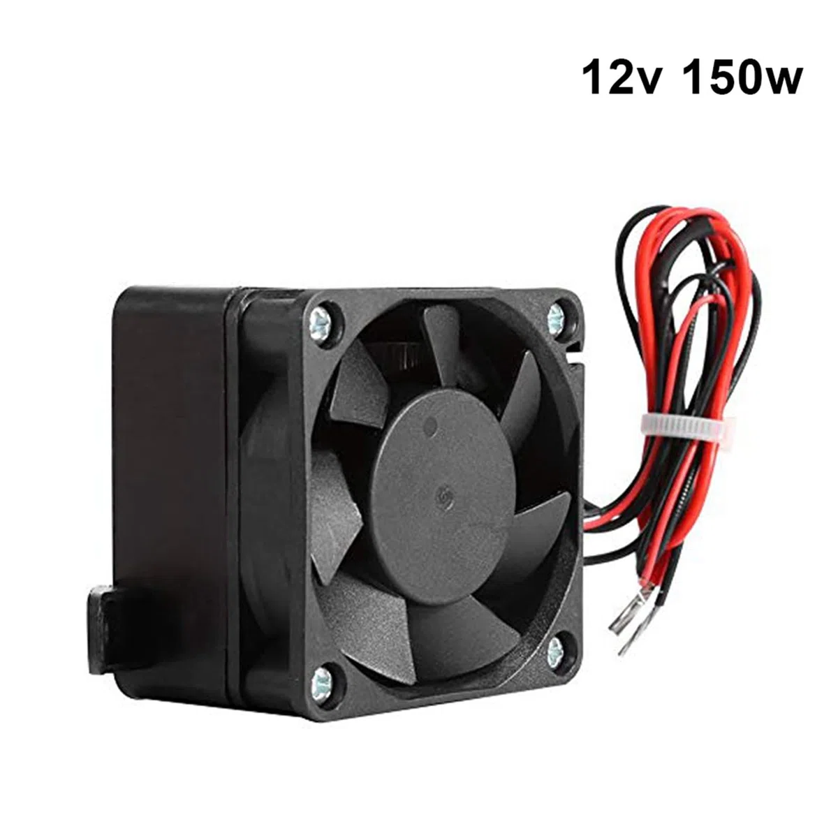 Fdit Riscaldatore PTC, Elemento Riscaldante 12V/24V 180W/300W con Ventola per Umidificatore Dell'aria Condizionata 60x60mm Riscaldatore Automobilistico (12V 150W)