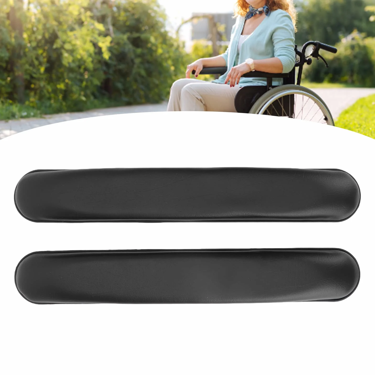 Cuscino Per Bracciolo, 1 Paio di Braccioli Per Sedia a Rotelle Cuscino Per Bracciolo Per Sedia a Rotelle Cuscino Per Bracciolo Per Sedia Resistente All'usura Cuscino Per Bracciolo con Viti Cuscino Per