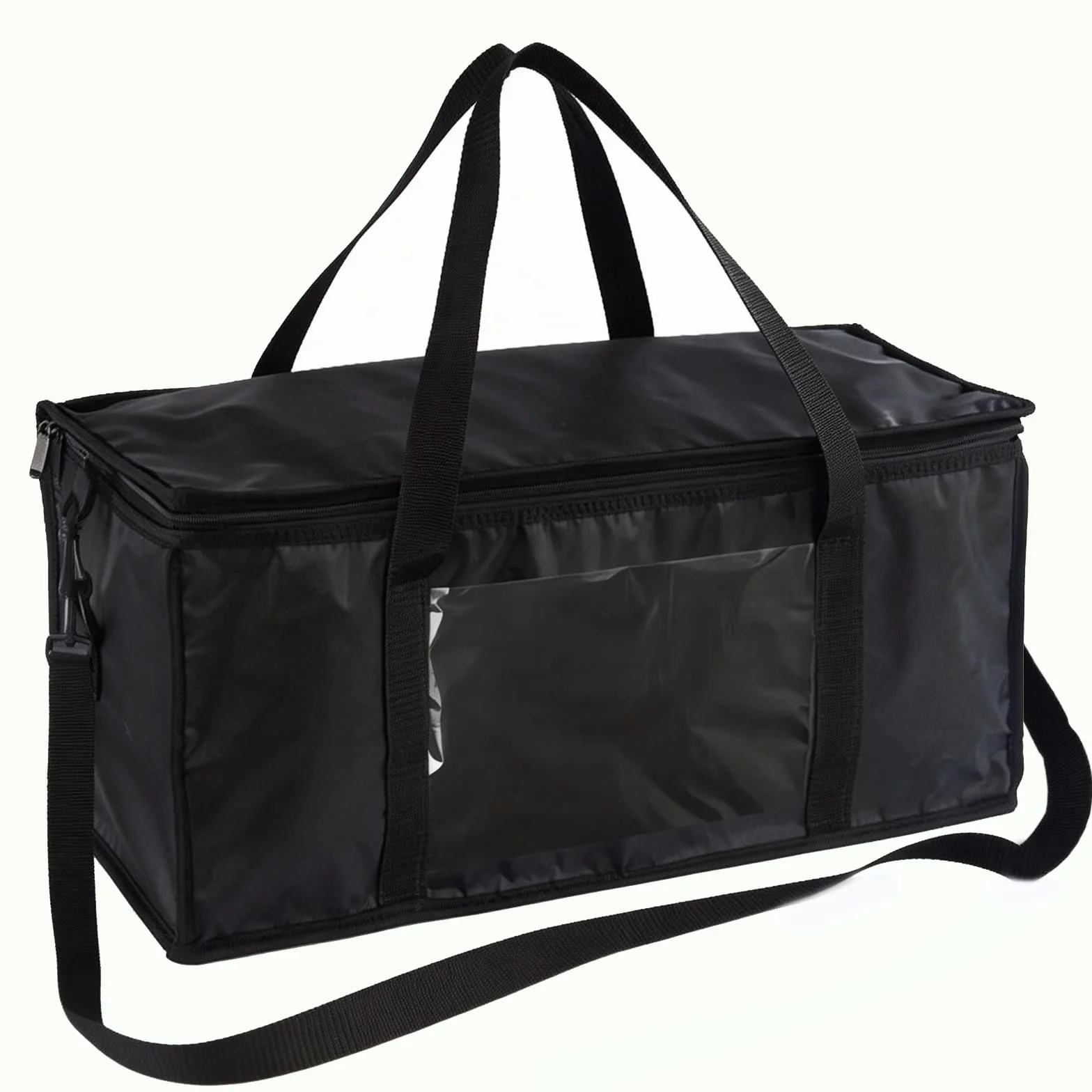 Borsa Termica Grande, 60L Borsa Termica Pieghevole, Borsa Frigo Riutilizzabili Nero, Termica Frigorifero per Picnic Portatile, per Picnic, Campeggio, BBQ all'Apert, Viaggi, Spiaggia, Shopping