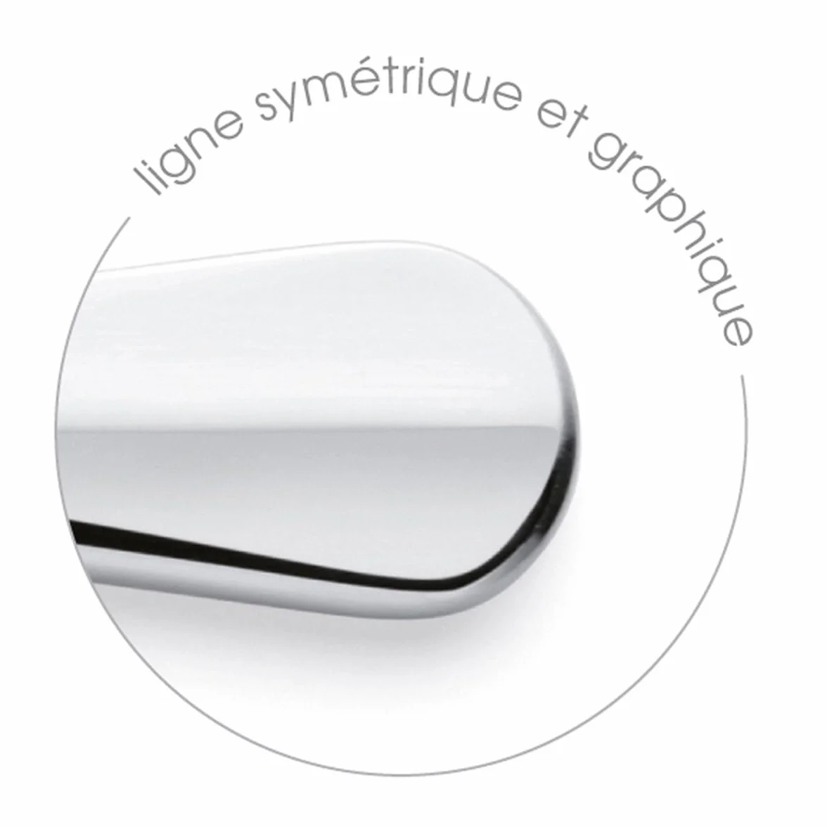 Set di 12 forchette da tavolo, in acciaio inox 18/0, spessore 2,5 mm, lunghezza 205 mm
