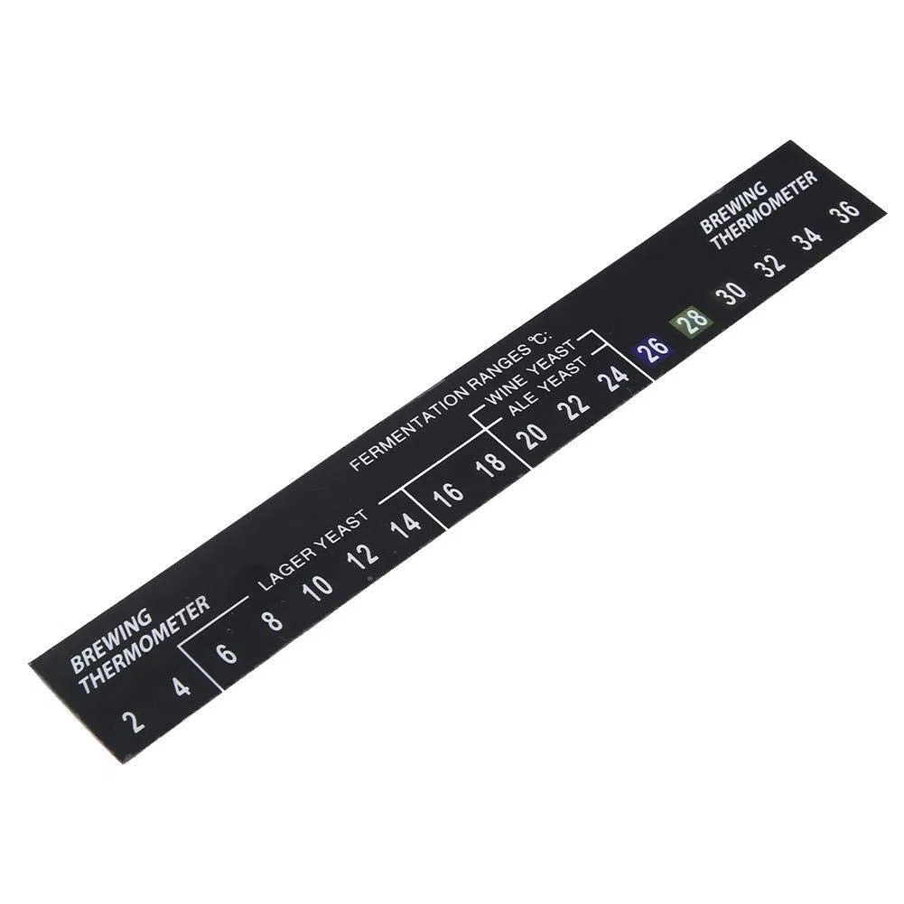 Termometro Adesivo Birra - 5 Pezzi Stick su Termometro Adesivo LCD Termometro per Birra Homebrew