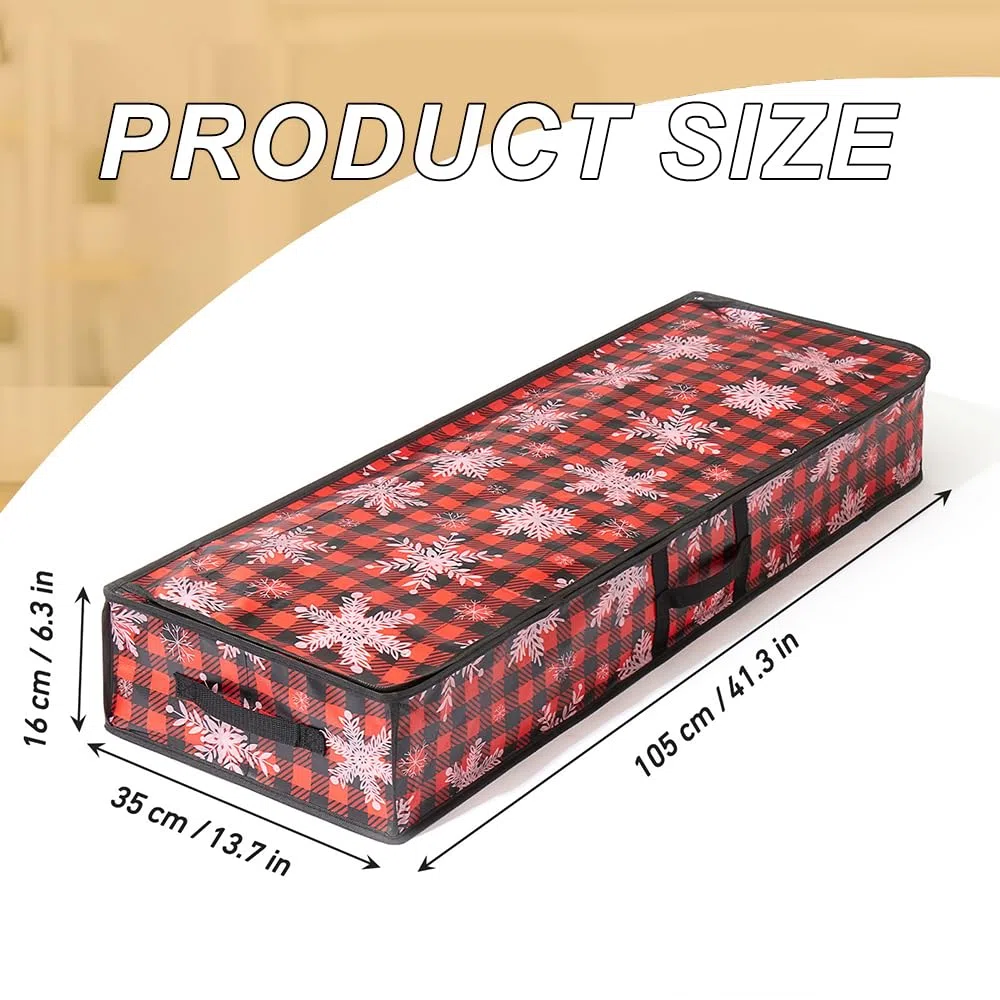 Organizzatore per Carta da Regalo, Porta Rotoli Carta Regalo di PE, Contenitore per Rotoli di Carta con Scomparti, per Nastri Regalo Fiocchi Accessori Decorativi, 105x35x16cm