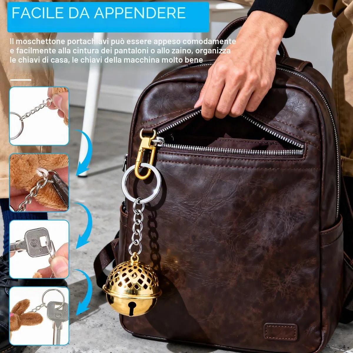 150 Pezzi Anelli Portachiavi, 25mm Anello Portachiavi per Fai da Te Gioielli Oggetti Fatti a Mano e Piccoli Accessori, con 150 Viti Oculari, 150 Anelli Split Jump e 1 Scatola di Plastica
