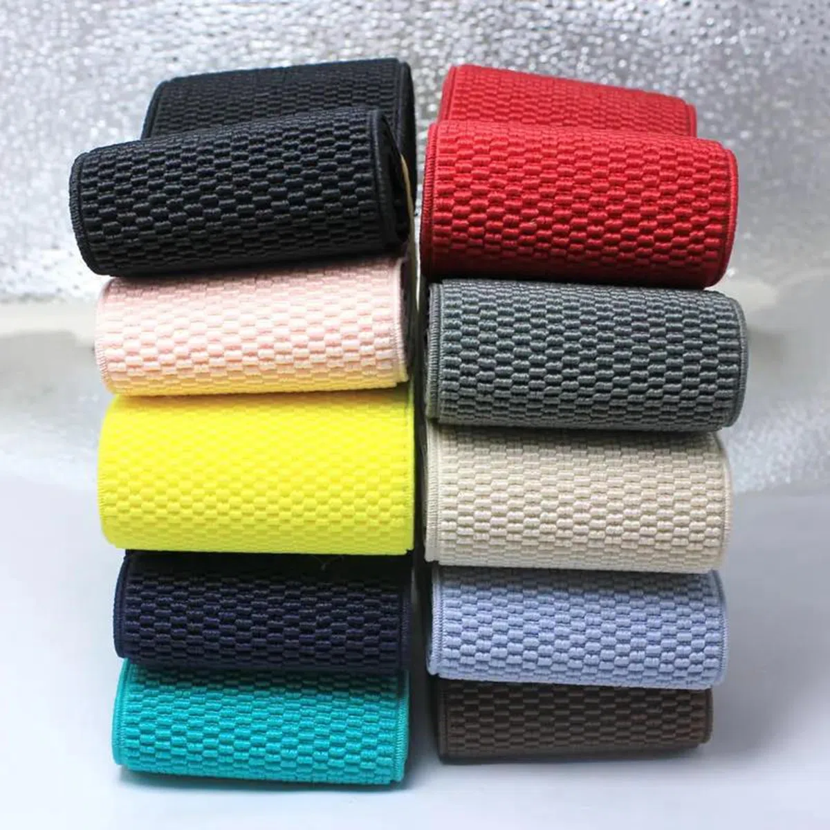 3 Metri Elastico colorato 6cm Pantaloni Gonna Cintura Elastica per Accessori per Cucire Lavorati a Maglia,60 mm