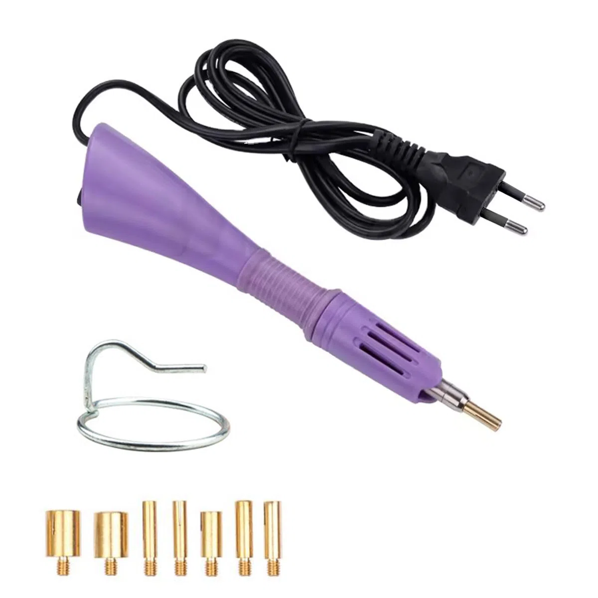 Hot Fix Applicatore Di Strass, Applicatore Hot Fix, Applicatore Strass, Strumento Pietre Hot Fix, con 7 Punte