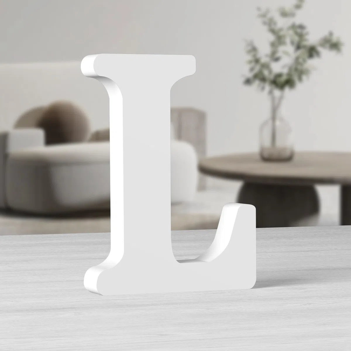 Lettere in Legno Bianco da 10 Pollici Lettere in Legno Non Finite per Decorazione Della Parete Lettere In Piedi Decorative Grandi Lettere per Decorazione Della Parete per Progetti di