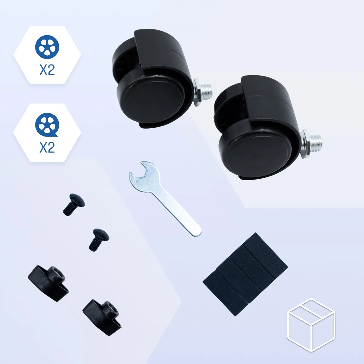 iggual – Supporto per CPU con Ruote, Base Regolabile da 11,9 a 20,9 cm, Supporto in Metallo per Torre PC da Posizionare sotto la Scrivania, Regge fino a 10 kg, Ideale per Ufficio e Setup