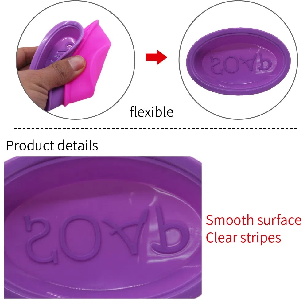 20 pc sapone in silicone che fa stampi, forma rotonda ovale quadrata, fineGood dolce cupcake muffin stampo per fai da te artigianale fatto in casa, commestibile