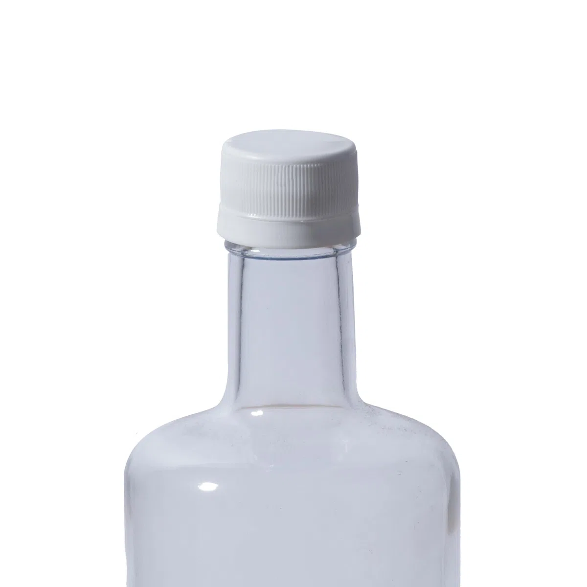 confezione da 100 Tappi autosigillanti in plastica, per imboccatura standard PP28. Per bottiglie di acqua, vino, bevande e succhi. Colore (Bianco).