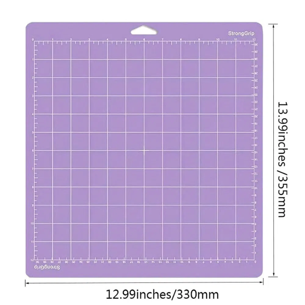 5 Pezzi Tappetino da Taglio Antiscivolo, Tappetino Taglio di Ricambio Quadrato, Autoadesivo, Plotter da Taglio Accessories(12 x 12 pollici)
