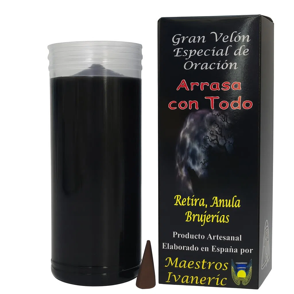 Velon spazza con tutta la candela potenziata con preghiera per ritirare o annullare le stregonerie