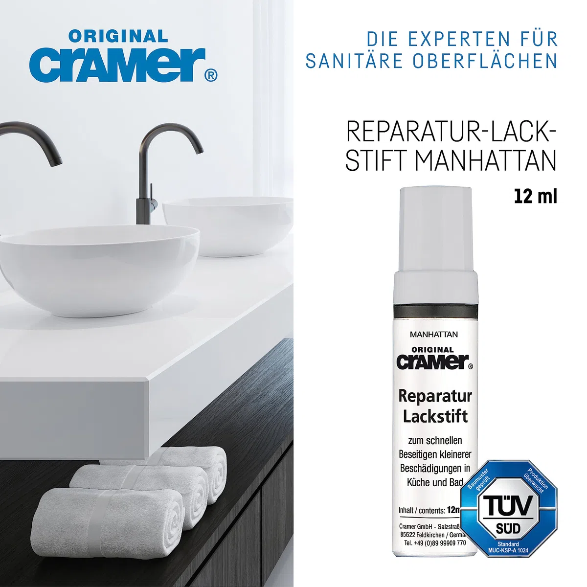 Cramer, Vernice stick per riparazione sanitari - 15850