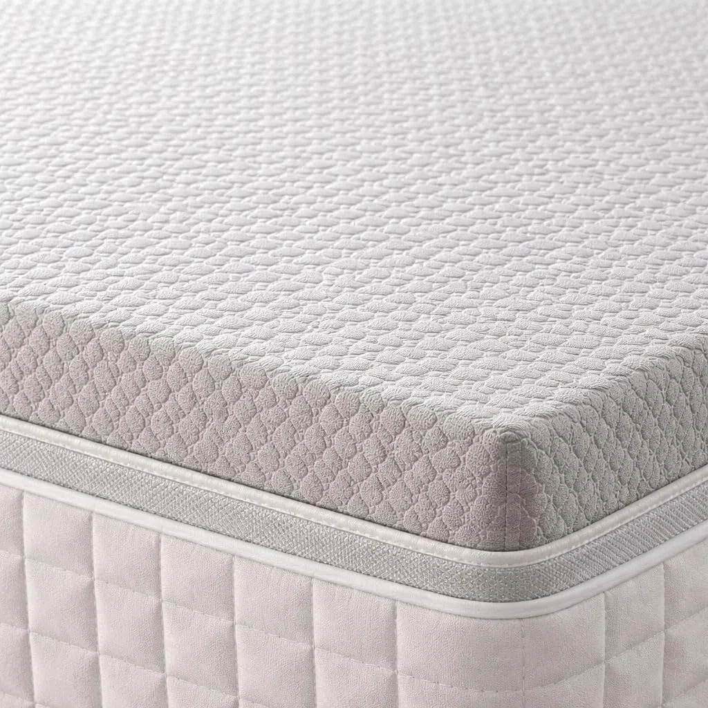 GEEMMA s.r.l. Topper singolo 85X195 Cm Memory Foam Ignifugo Sfoderabile, Certificato classe 1IM Correttore Materasso per hotel o Strutture Ricettive, Made in Italy - MOD. FIRESAFE