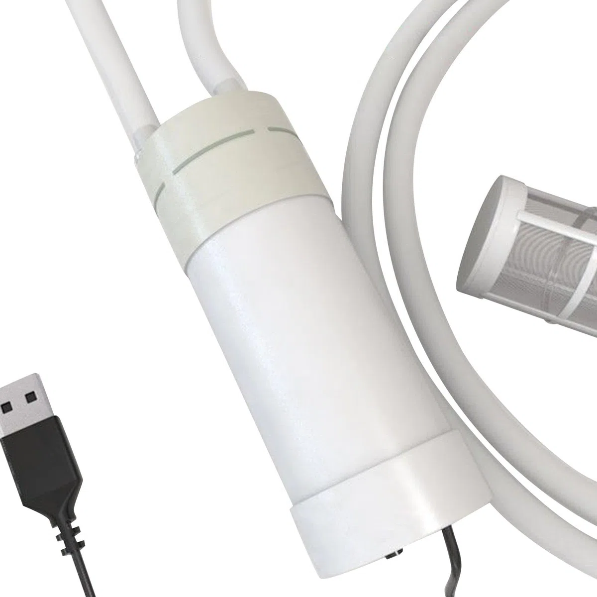 F Fityle Pompa autoadescante a sifone elettrico, pompa per travaso vino, facile da usare, multifunzione USB, compatta, con tubo flessibile, leggera per, Tubo 1.6 M