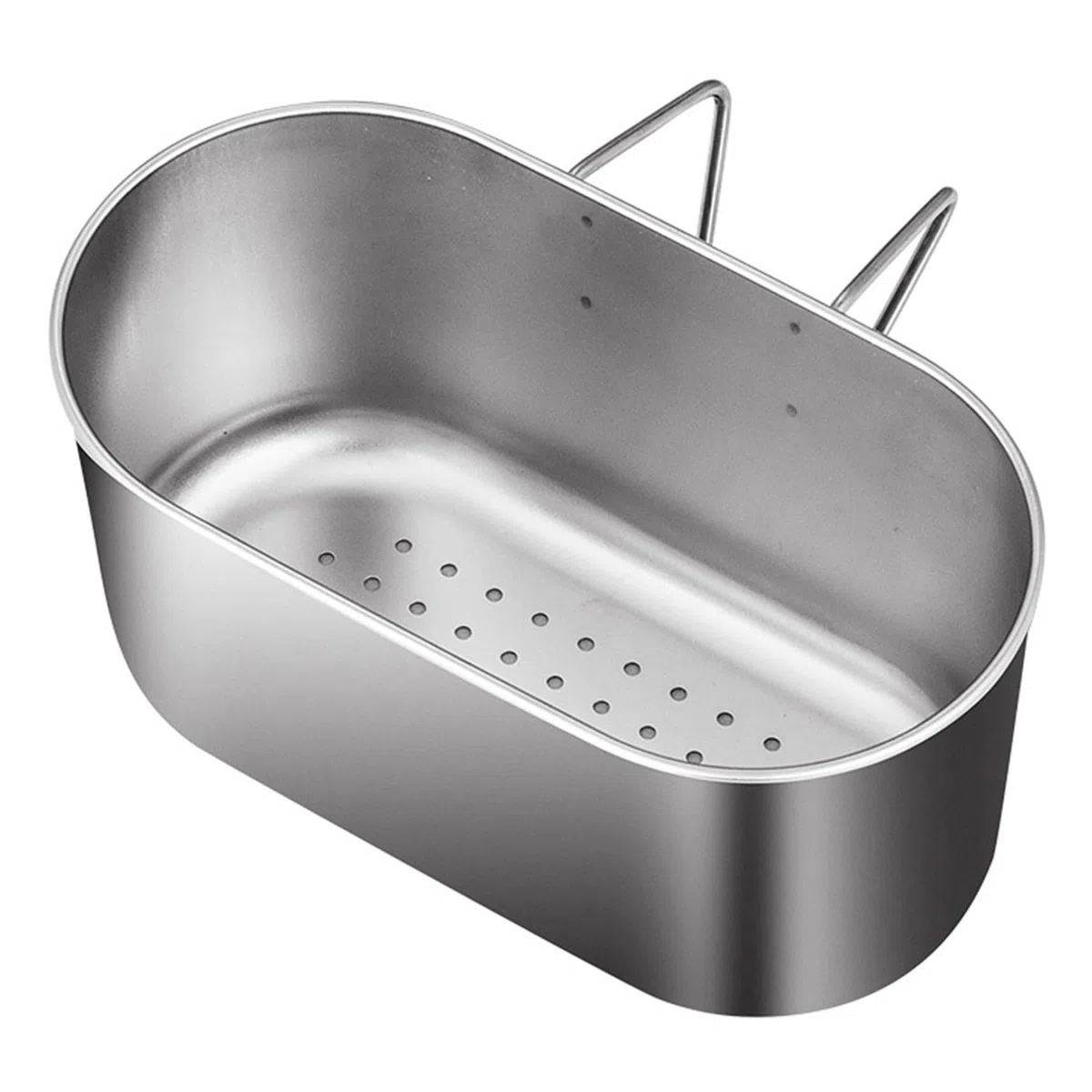 Cestello per lavello Cestello per lavello multifunzionale in acciaio inox da appendere per filtrare i rifiuti della cucina e lavare frutta o verdura