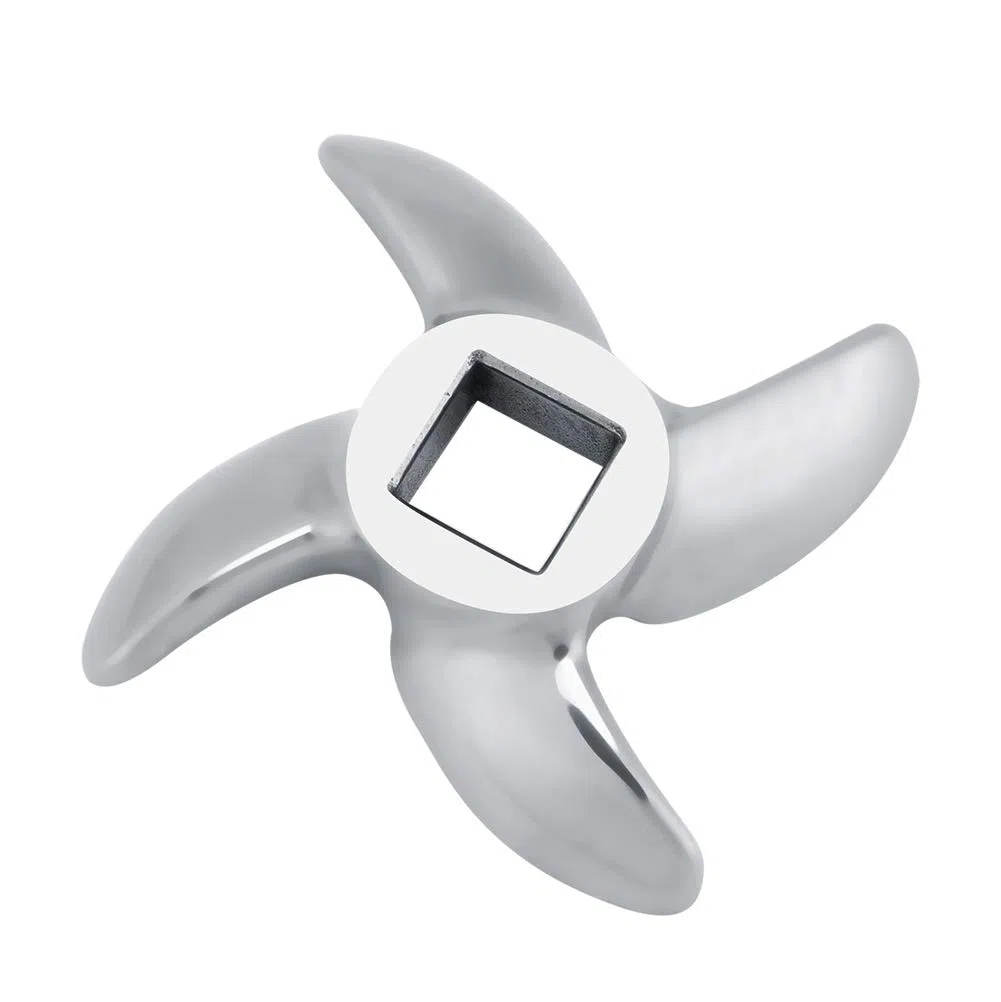 Tbest Lama per Tritacarne,Tritacarne Piastra Lama Inserto 1 Pezzo in Acciaio Inox Tritacarne Lama Tritacarne Coltello Accessori di Ricambio per Tritacarne (12#)