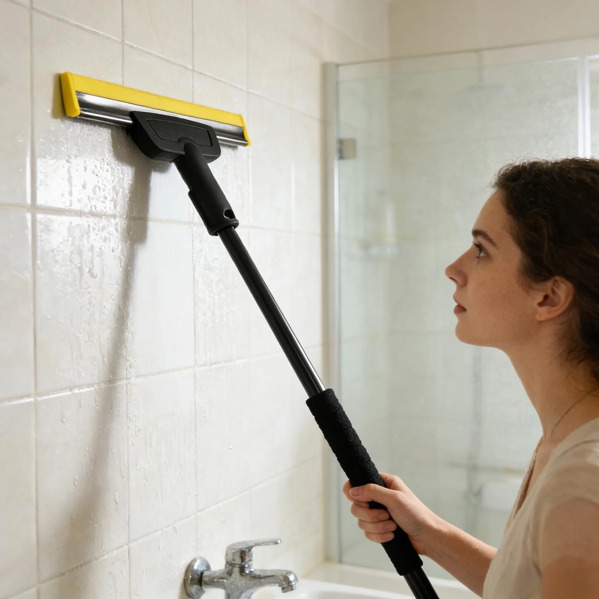 HIYOUNG Bocchetta Vetri per pulitore a vapore, compatibile con i pulitori a vapore Kärcher SC1, SC2, SC3, SC4, SC5, SC7, pulizia senza striature di vetri, finestre e specchi.