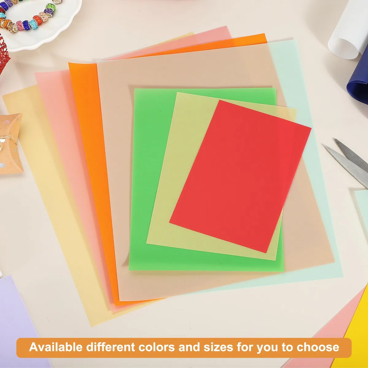 QUARKZMAN 100 Fogli Di Carta Velina Colorata 4" X 6", 100gsm Carta Velina Traslucida Stampabile Per Inviti Di Nozze Stampanti A Getto D'Inchiostro E Laser, Oro