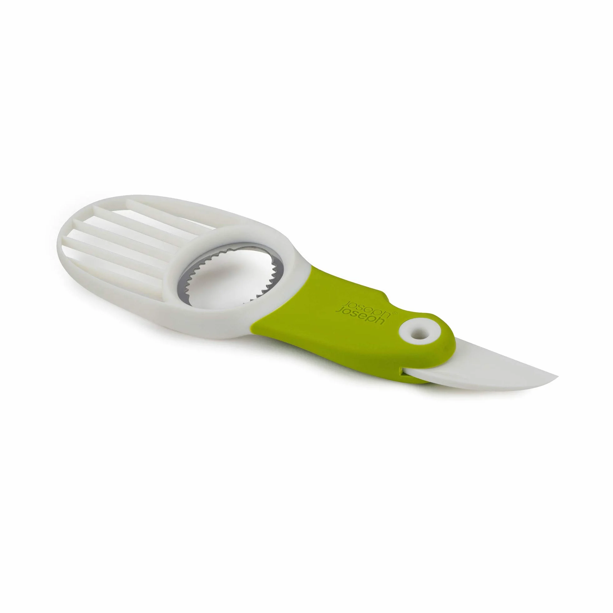 Joseph Joseph GoAvocado Utensile 3-in-1 Taglia Avocado con Manico Antiscivolo, Verde