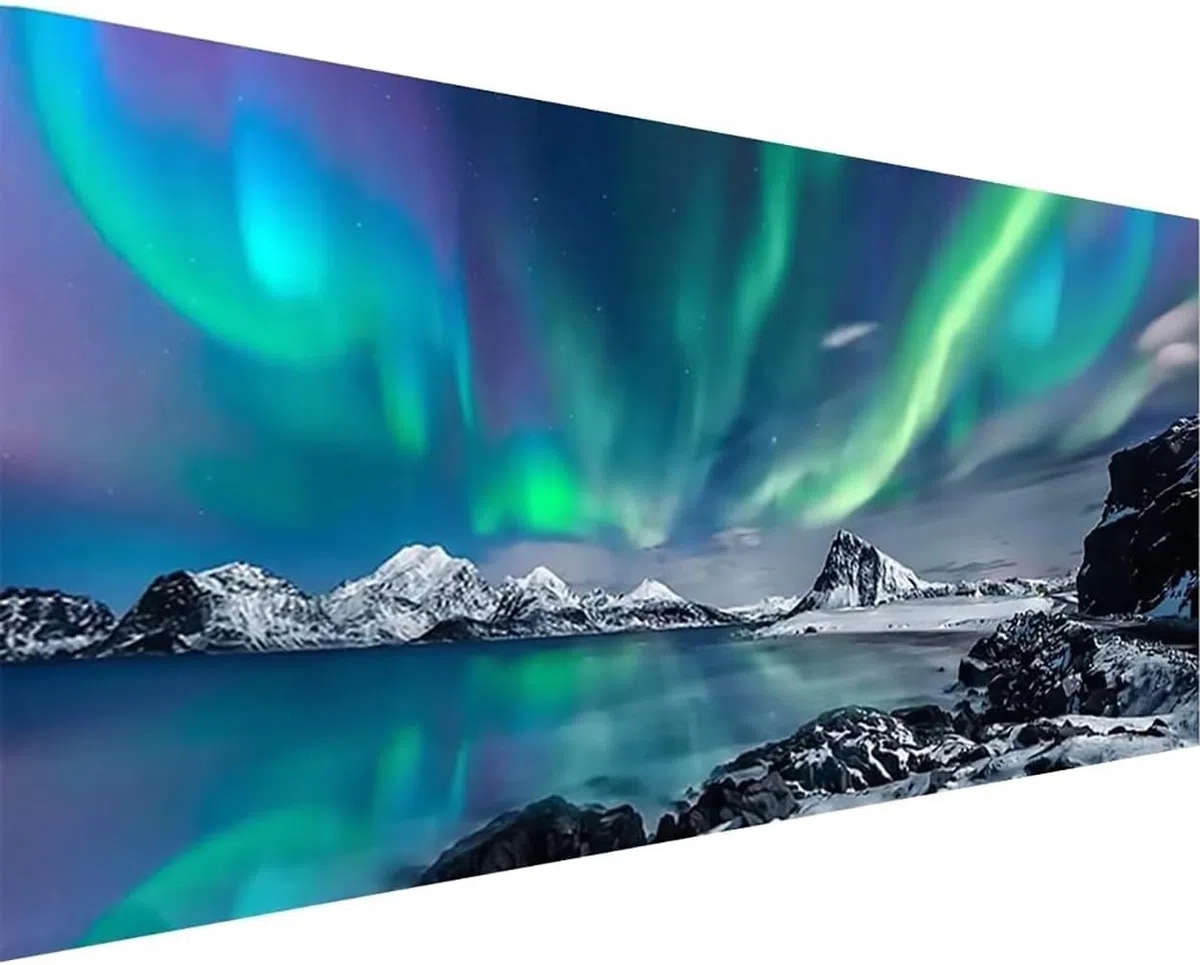 Diamond Painting Kit Completo Pittura Diamante Grandi 5d Diy Dimensioni Paesaggi Adulti Bambina Quadri con Perline 40 x 85 Accessori Disegni Bambini Parete Camera Casa Soggiorno Decorazioni Regalo