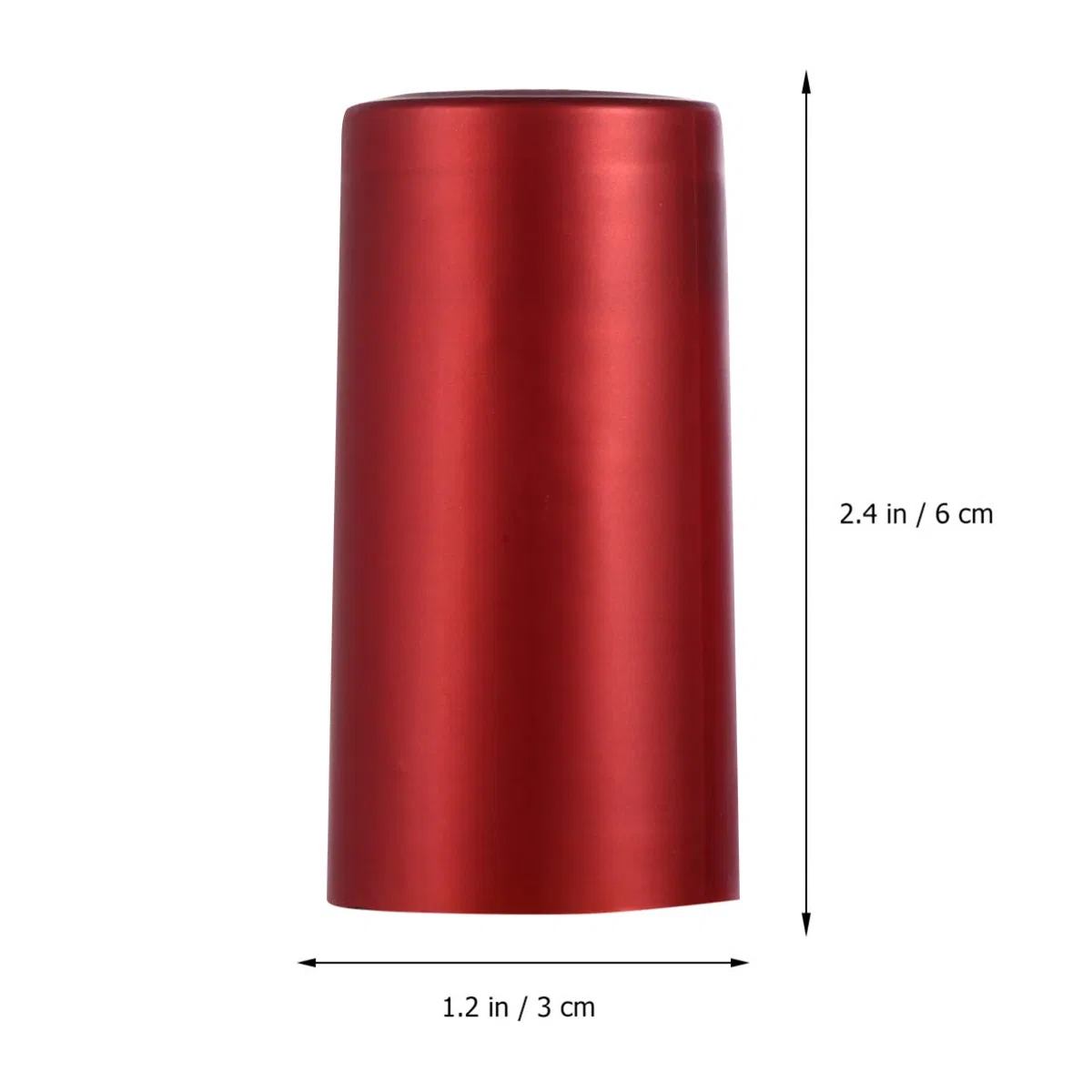 Toddmomy 100 Pz Capsule Termoretraibili in PVC, Vino Rosso Opaco Termoretraibile Capsule Bottiglia Vino Tappi Termoretraibili Vino Termoretraibile Maniche Tappi per Cantine E Uso Domestico