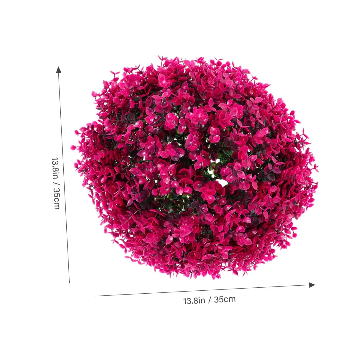 Palla Decorativa Finta di Eucalipto Palla Topiaria Foglie di Eucalipto per Decorazioni Interne Piante Artificiali per Casa e Giardino Ornamentale Finta Naturale