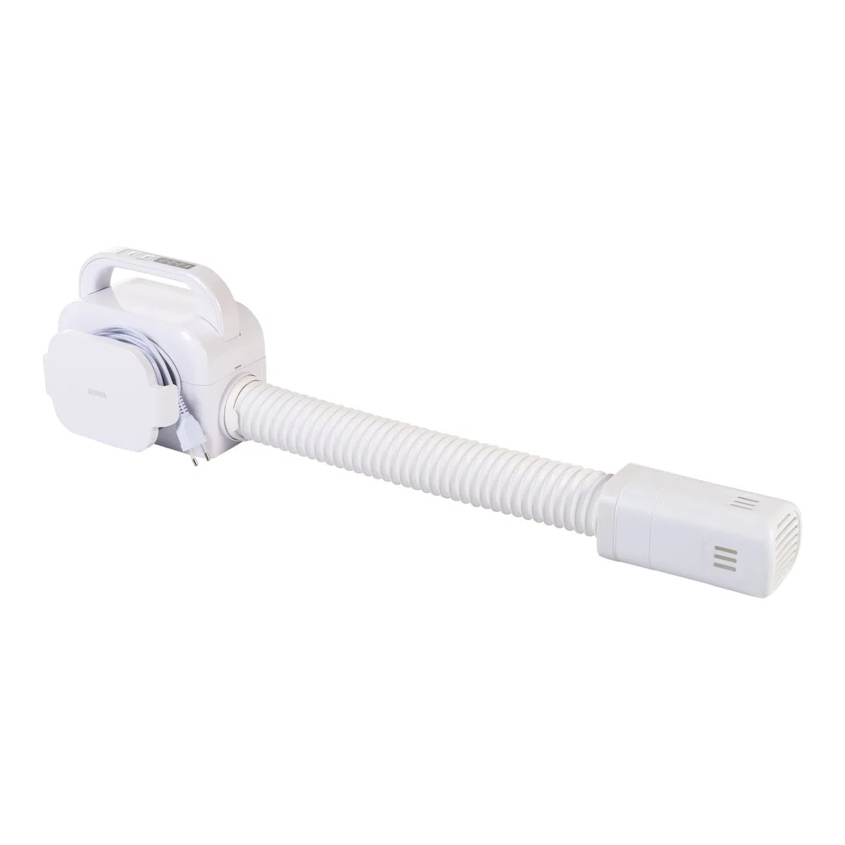 Iris Ohyama, Scaldacoperte elettrico e asciugatrice 2-in-1, 490W, Tubo flessibile espandibile, 3 impostazioni del timer, Per biancheria da letto, coperte - Bed Warmer BW-C1 - Bianco