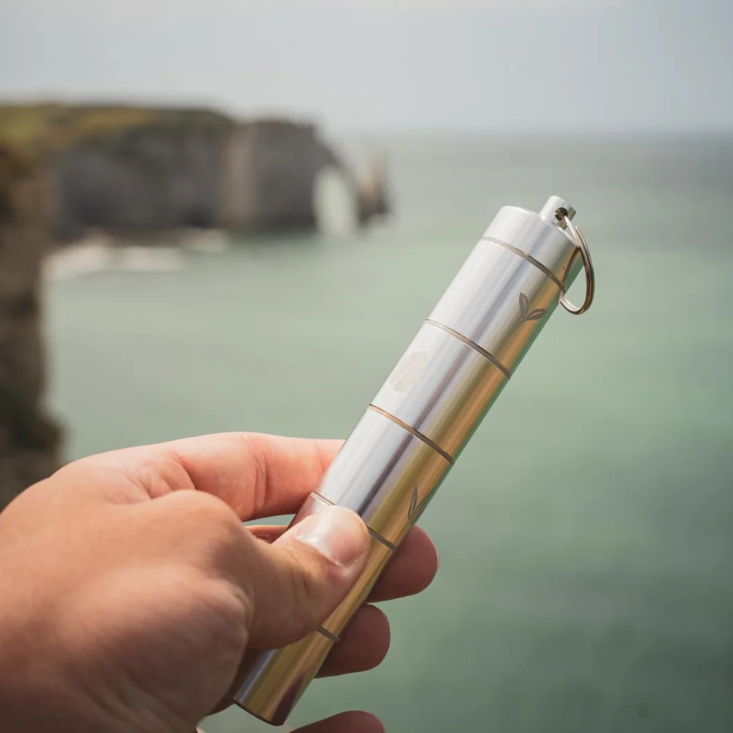 Set di spezie da viaggio e pic-nic, 5 in 1, mini barattoli per spezie da campeggio | Scatole in alluminio impermeabili, piccole e leggere, con 5 spezie