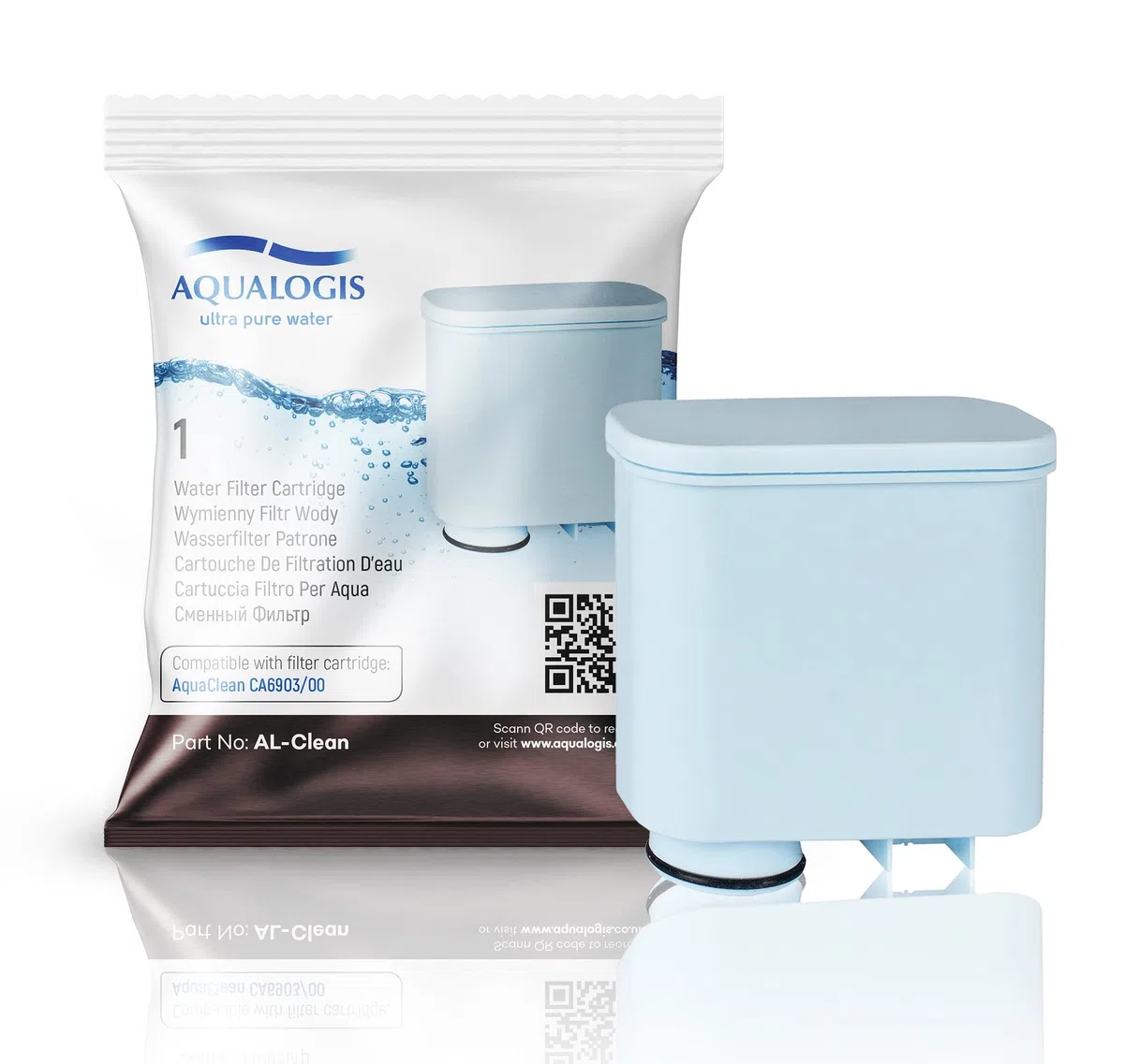 Aqualogis Al-Clean Compatible Filtro Acqua per Saeco Philips CA6903/01 AquaClean Kalk (3)