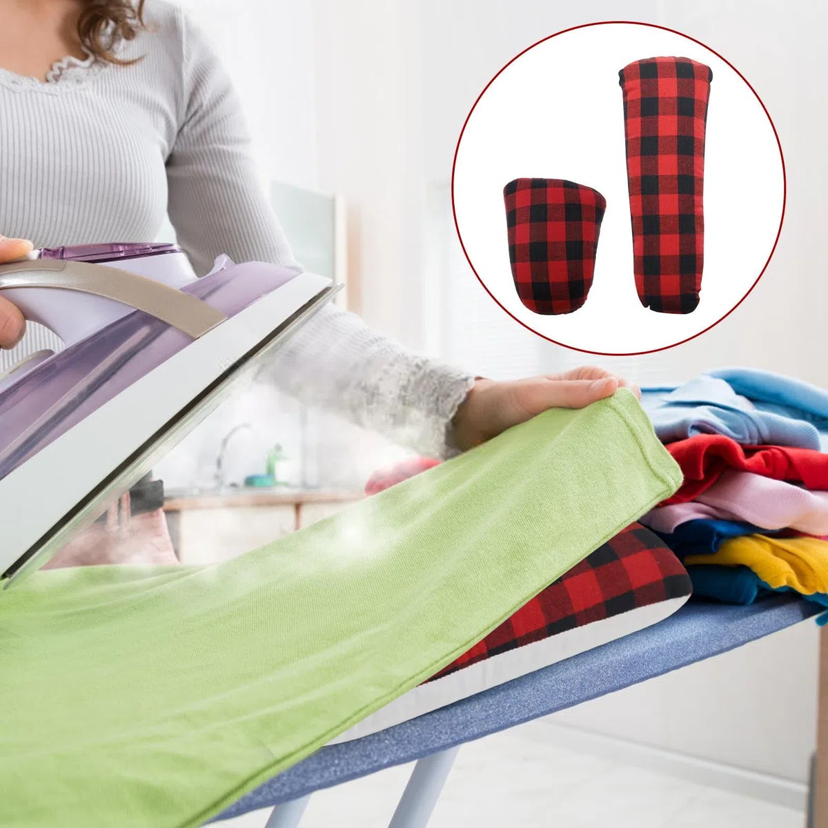 Generico Prosciutto da Stiro, Accessorio per Stirare Le Maniche di Camicia, per Stirare, Pressare E Modellare – Utensili per La Stiratura di Cuciture Rotonde per accessoris Sartoriali
