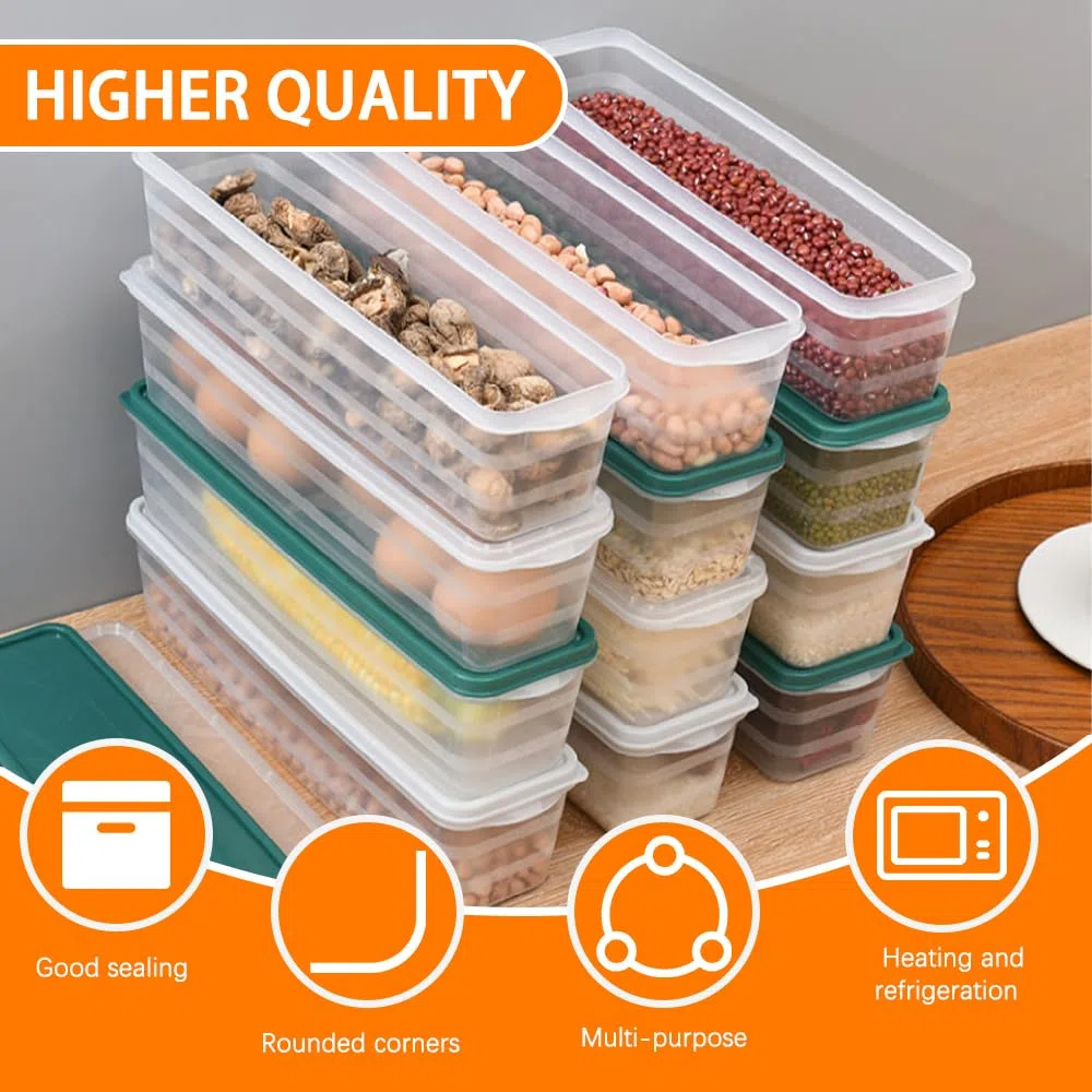 3 Pezzi Contenitori per Pasta Plastica Conservazione per Spaghetti Contenitori Ermetici per Alimenti Plastica Scatola per Spaghetti per Cereali, Pasta (3 Colori)