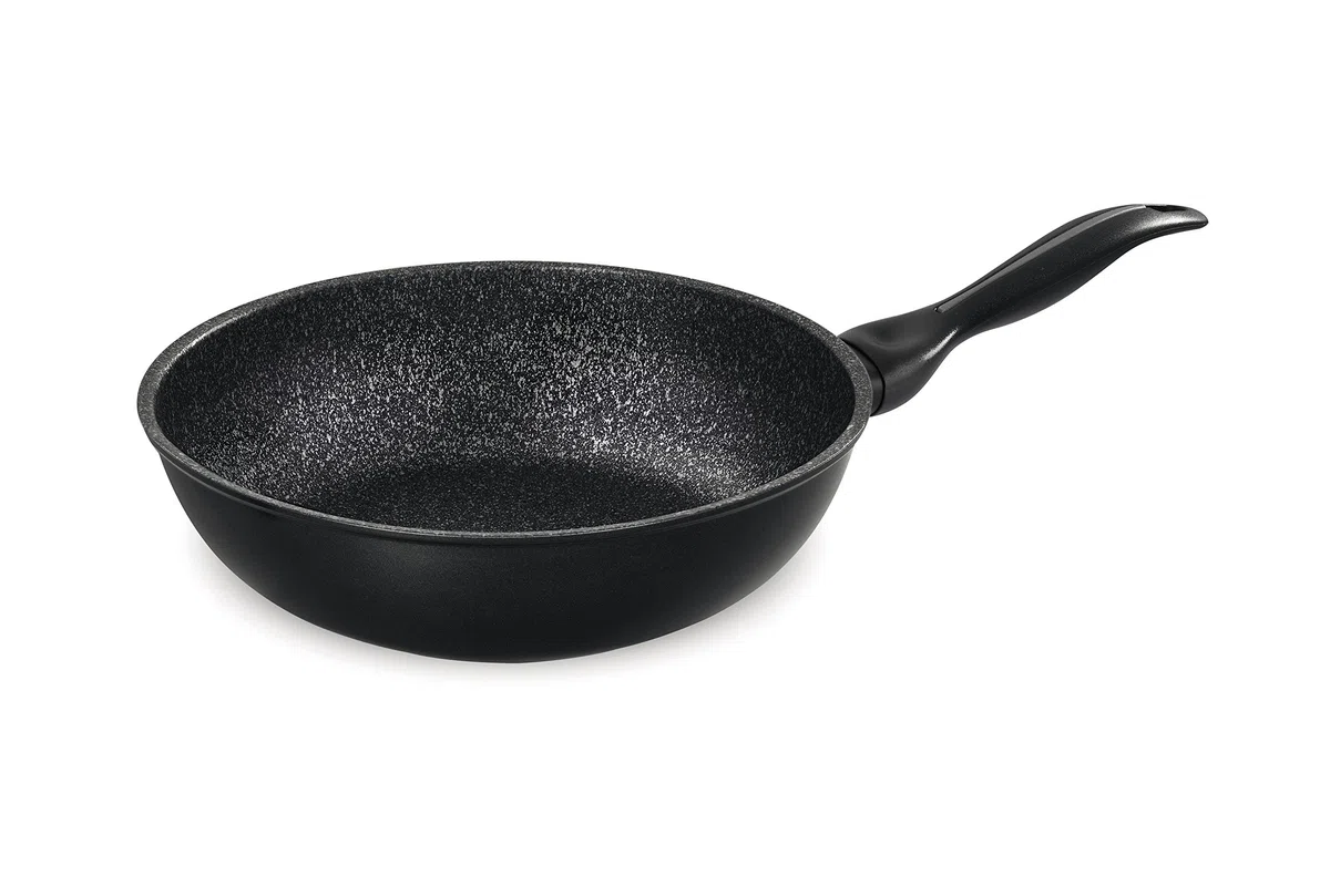 Barazzoni Wok Granitica Extra Induction Diametro 28 Made in Italy Pfoa e Nickel Free