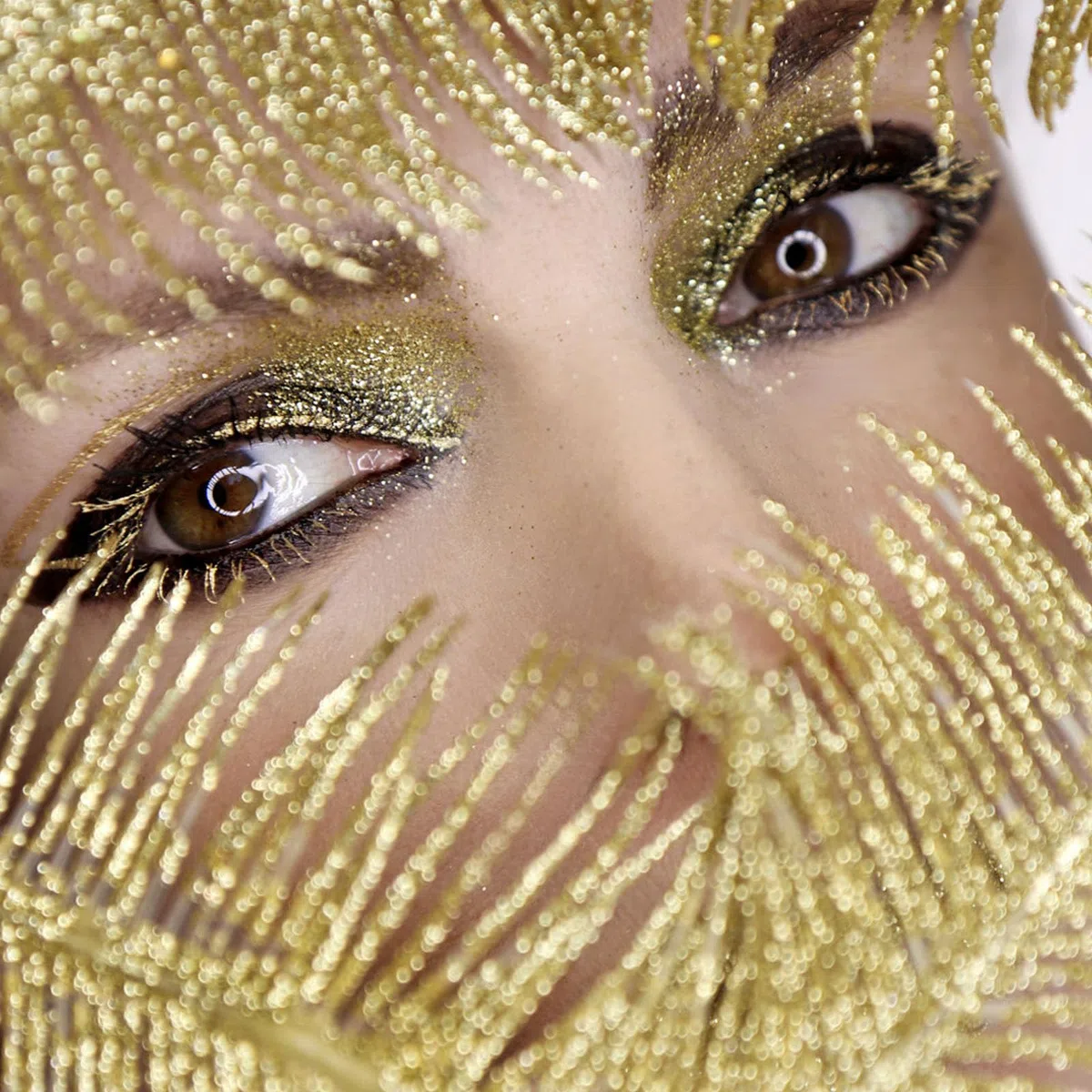 Glitter Polvere Glitterata, Oro Glitter, Polvere Glitterata Brillantini Oro, Craft Glitter per Decorazioni, 0,2mm Artigianale Glitter Paillettes Glitter Polvere per Unghie Artigianato Fai da Te 100g