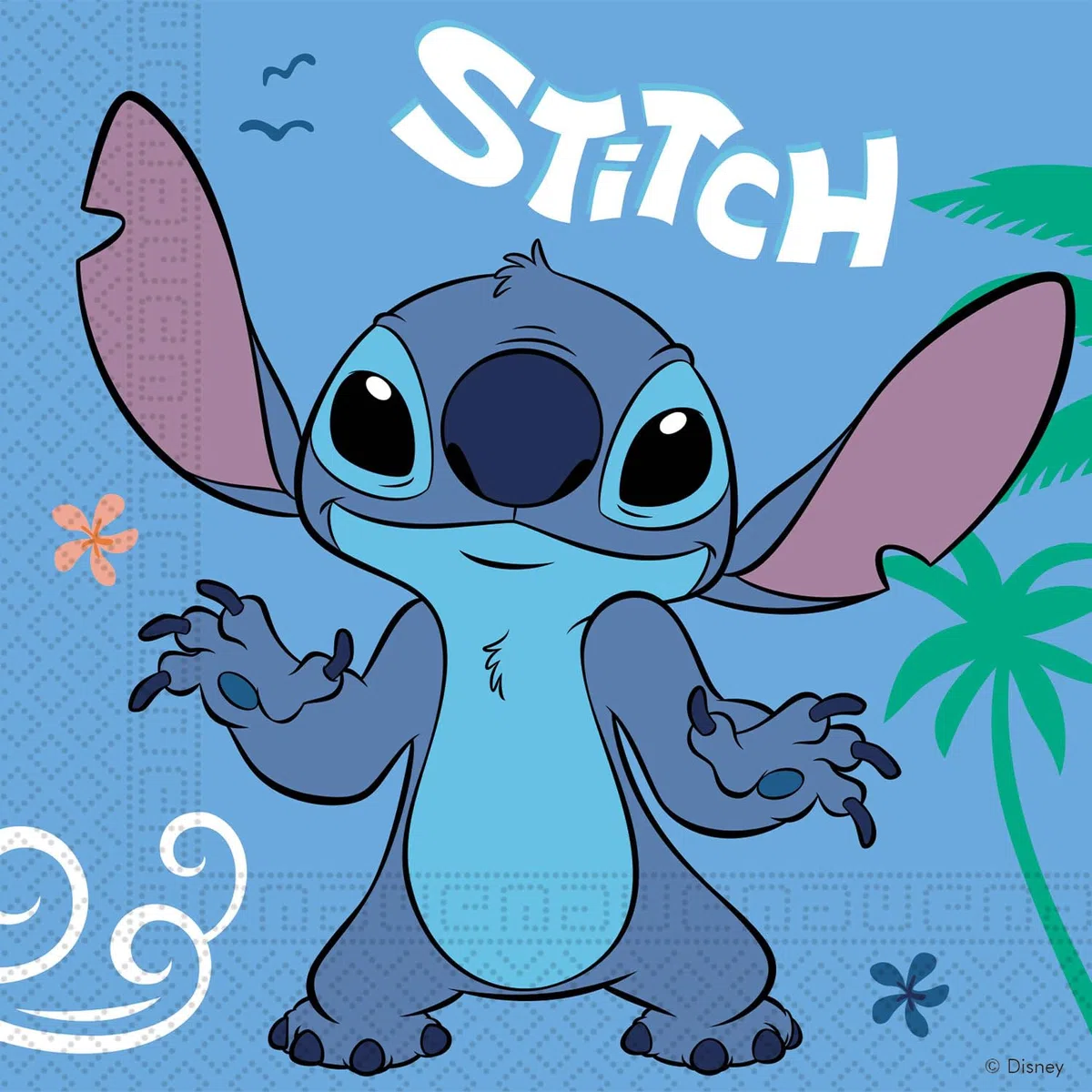 Procos - Set da festa Stitch and Angel, set di stoviglie da 52 pezzi per feste di compleanno per bambini o feste a tema, decorazione della tavola