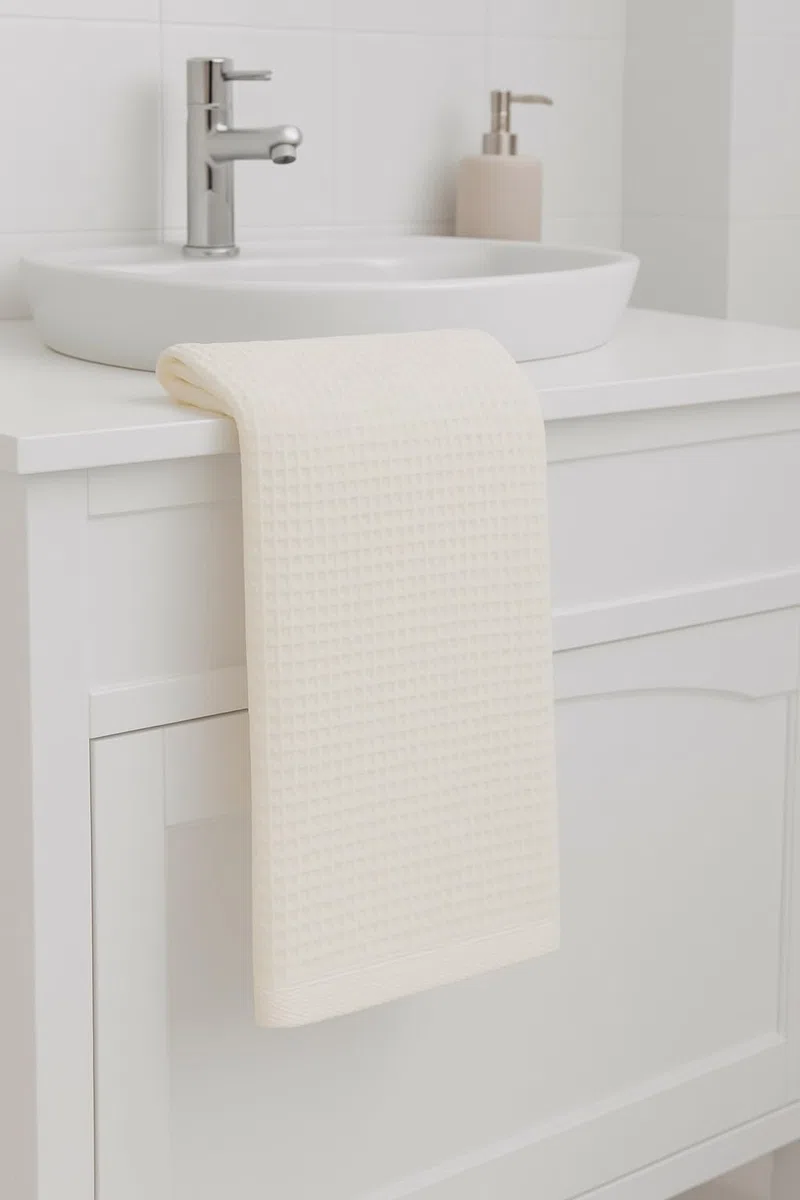 Corredocasa Telo Bagno in Nido D'Ape 100% Puro Cotone Bianco 90x140 cm Asciugamano Morbido Leggero e Assorbente Telo Mare Asciugatura Rapida per Casa Hotel, B&B e SPA Lavabile in Lavatrice