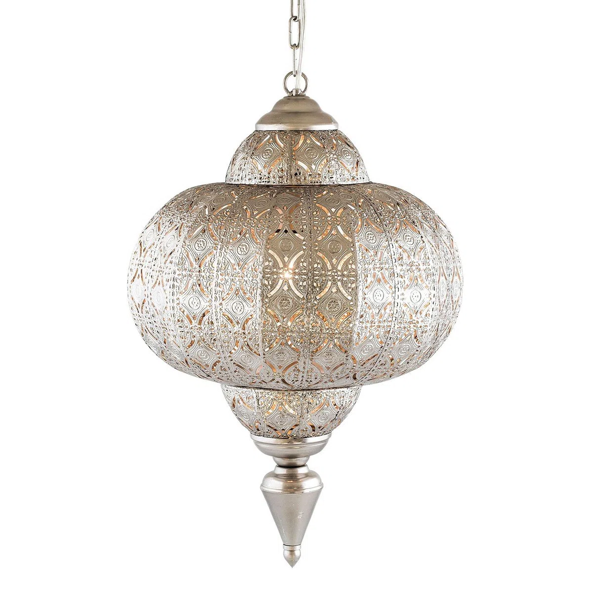 Pajoma - Lampadario a sospensione Marocco, in metallo, diametro di 25 cm, 13170