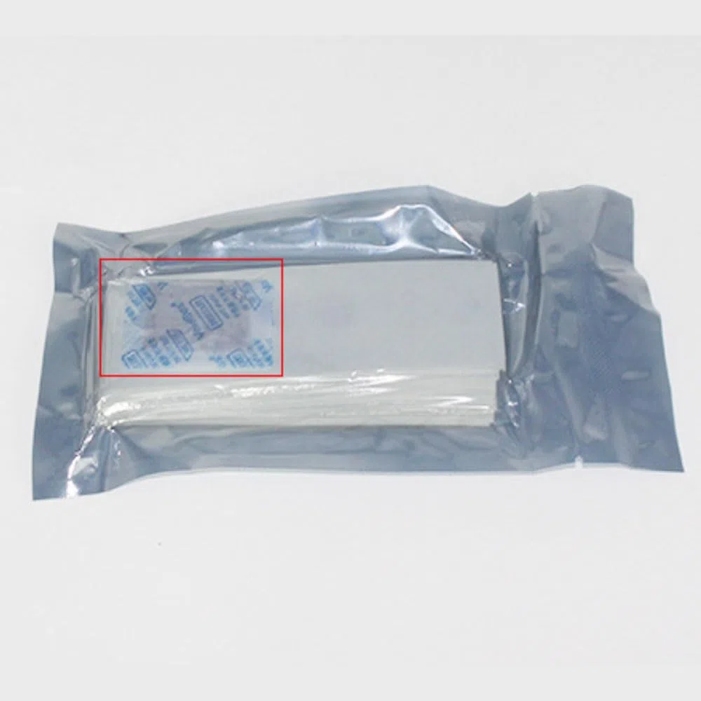 Confezione da 200 schede indicatori di umidità 3-60% RH, 6 punti, cambiamento di colore da giallo a blu per PCB, elettronica, imballaggio, archiviazione (3-60% RH, 6 punti, 200 pezzi)