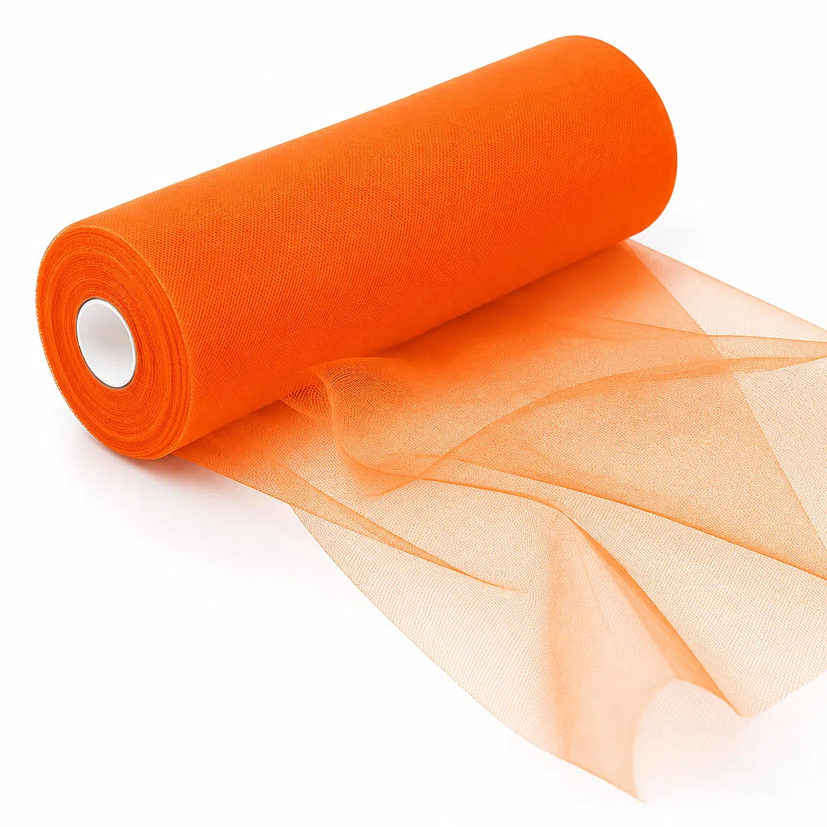 Rotolo di tulle Orangza, 30 cm x 92 m, nastro in tulle, decorazione per matrimoni, tessuti, tulle, tessuto al metro, organza per fai da te, artigianato, pompon, archi, decorazioni per feste (arancione