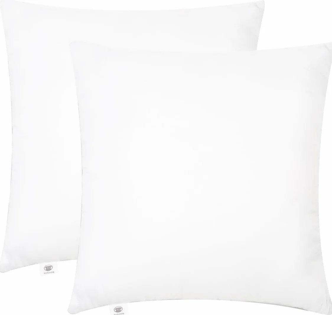 Cuscini da letto set da 2 (40 x 40 cm) Imbottitura per Cuscini, Cuscini per Divano, Cuscino Interno