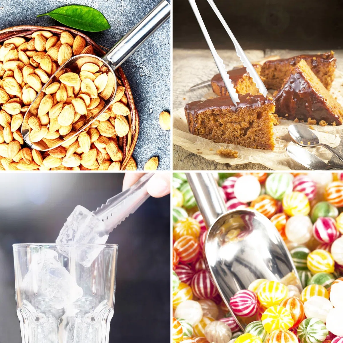 112 Accessori Candy Bar: 100 Sacchetti, 6 Pinze, 2 Paletti, 3 Fogli Adesivi e 1 Decorazione Rosa