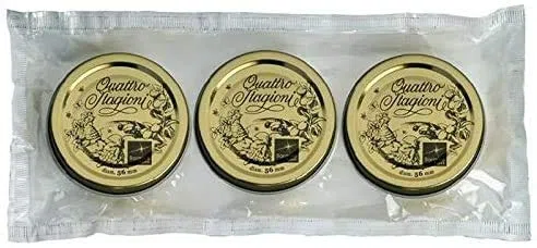 TAPPI VASI VASETTI QUATTRO STAGIONI 24 PZ 56MM BORMIOLI