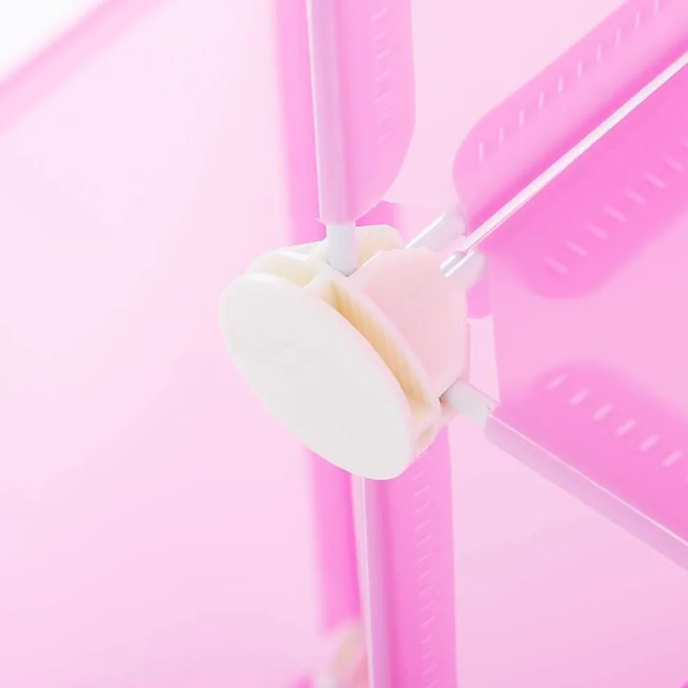 20 connettori cubici in plastica bianca per armadi modulari, organizer e cubi per scaffalature per armadi montati su armadi, abbigliamento e armadio